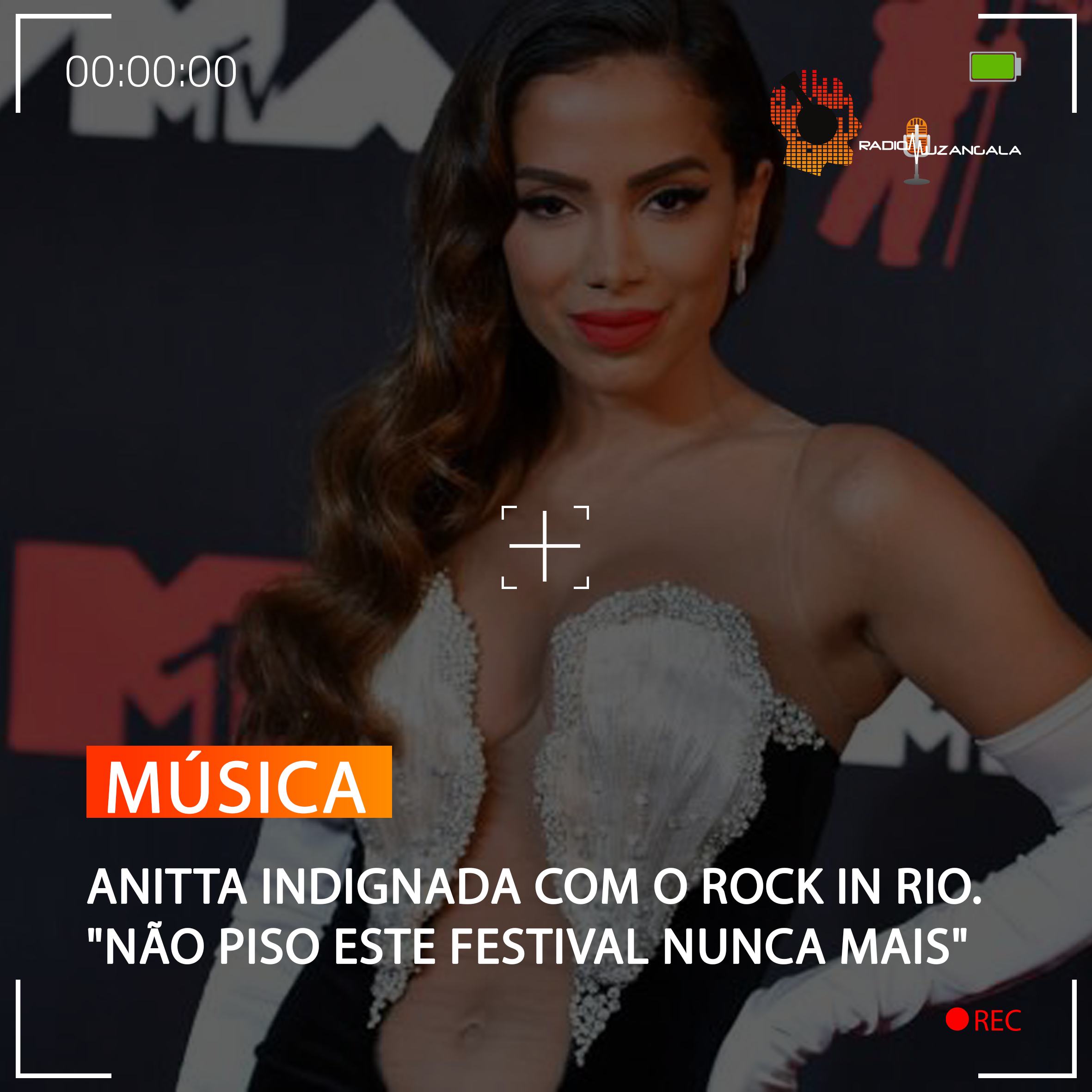 ANITTA INDIGNADA COM O ROCK IN RIO. “NÃO PISO ESTE FESTIVAL NUNCA MAIS”