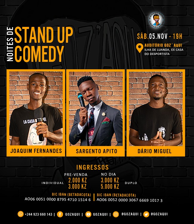 NOITE DE STAND UP COMEDY
