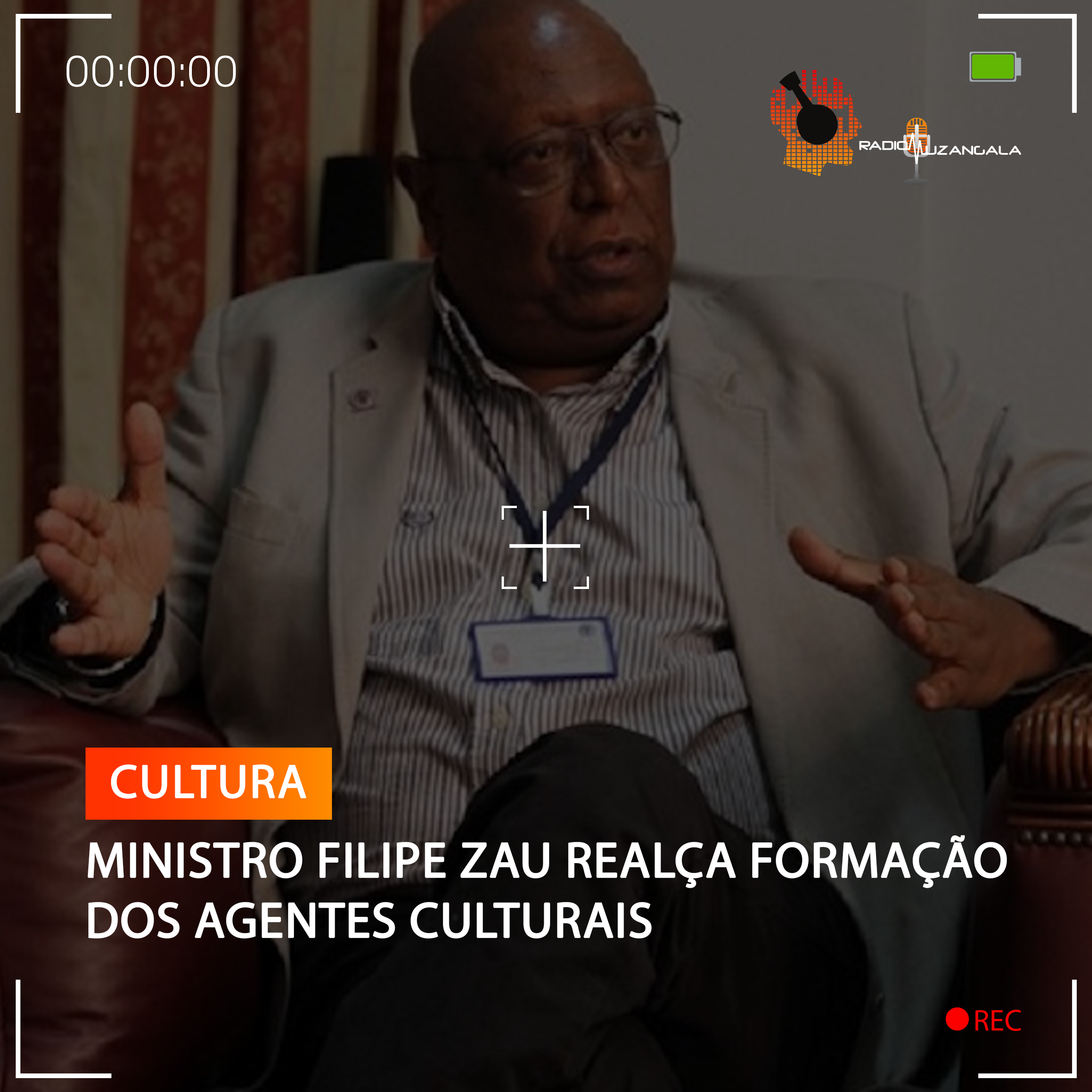 MINISTRO FILIPE ZAU REALÇA FORMAÇÃO DOS AGENTES CULTURAIS