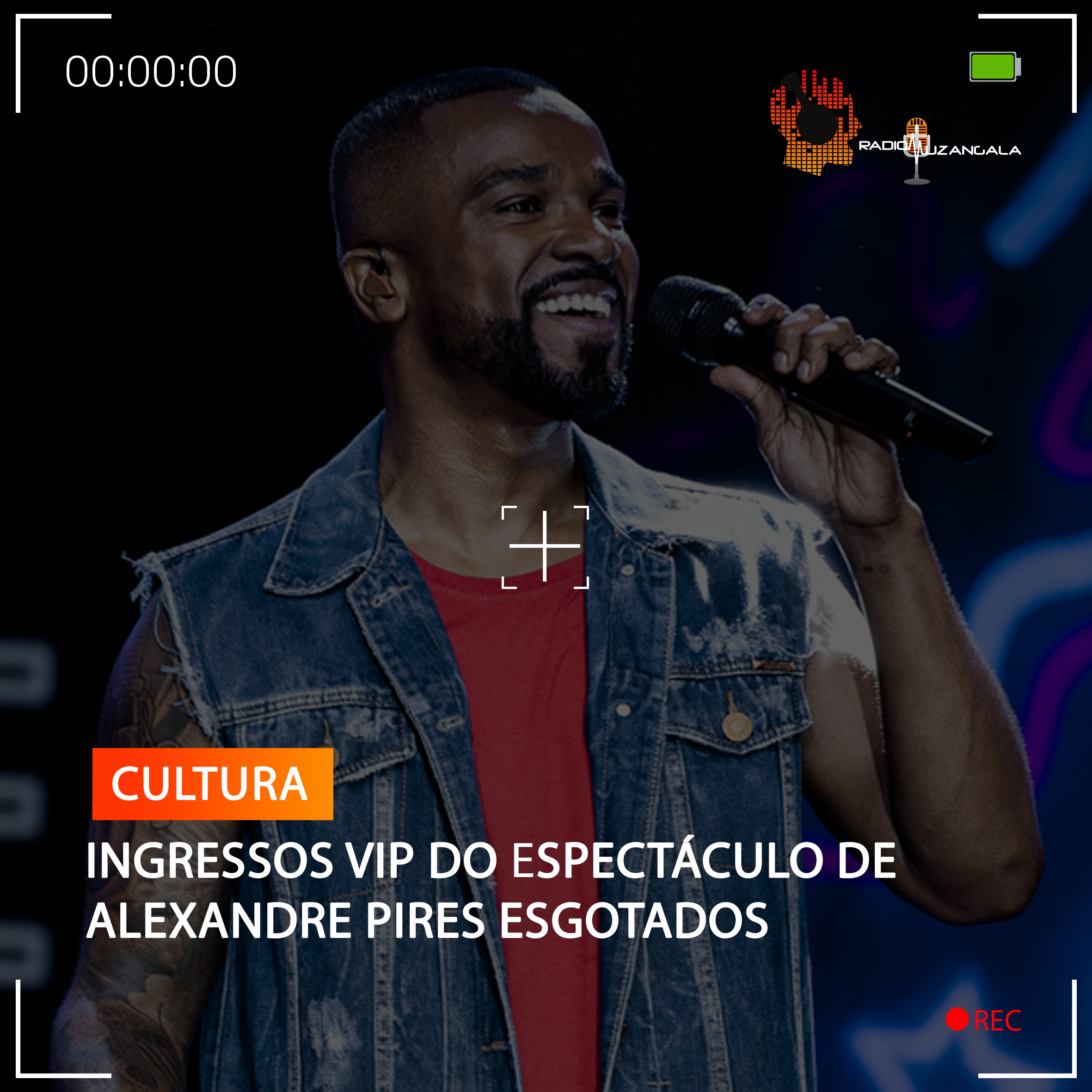 INGRESSOS VIP DO ESPECTÁCULO DE ALEXANDRE PIRES ESGOTADOS