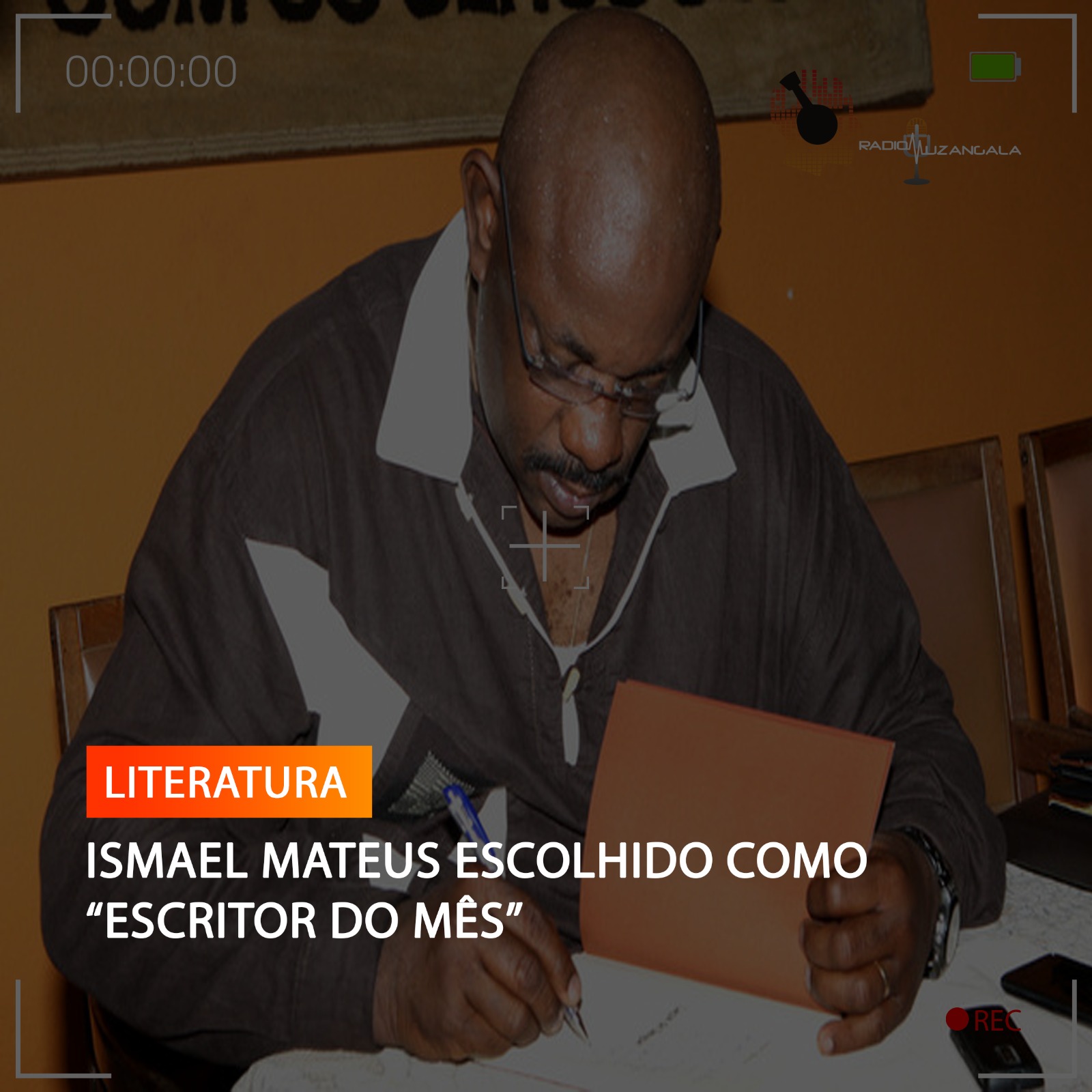 ISMAEL MATEUS ESCOLHIDO COMO “ESCRITOR DO MÊS”