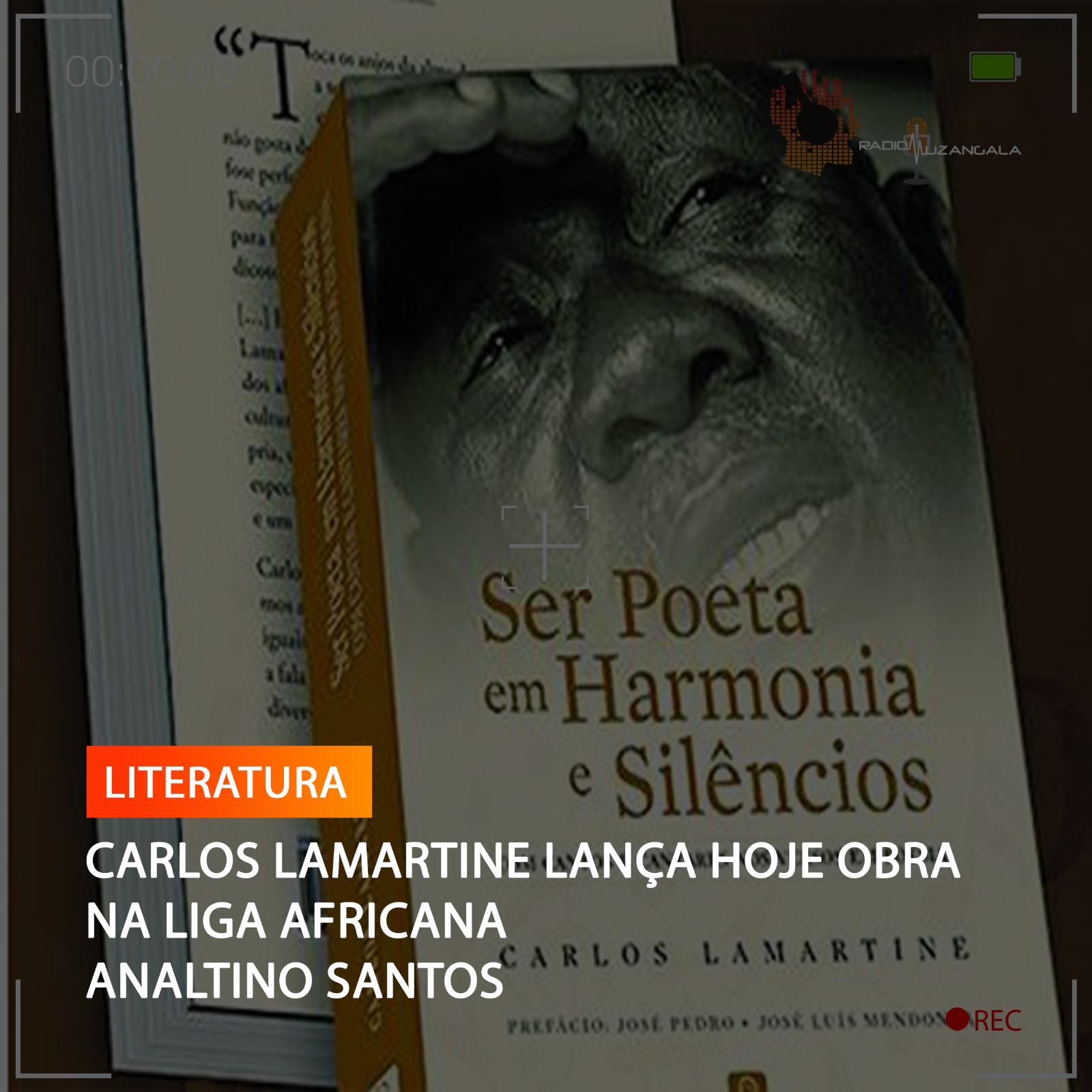 CARLOS LAMARTINE LANÇA HOJE OBRA NA LIGA AFRICANA