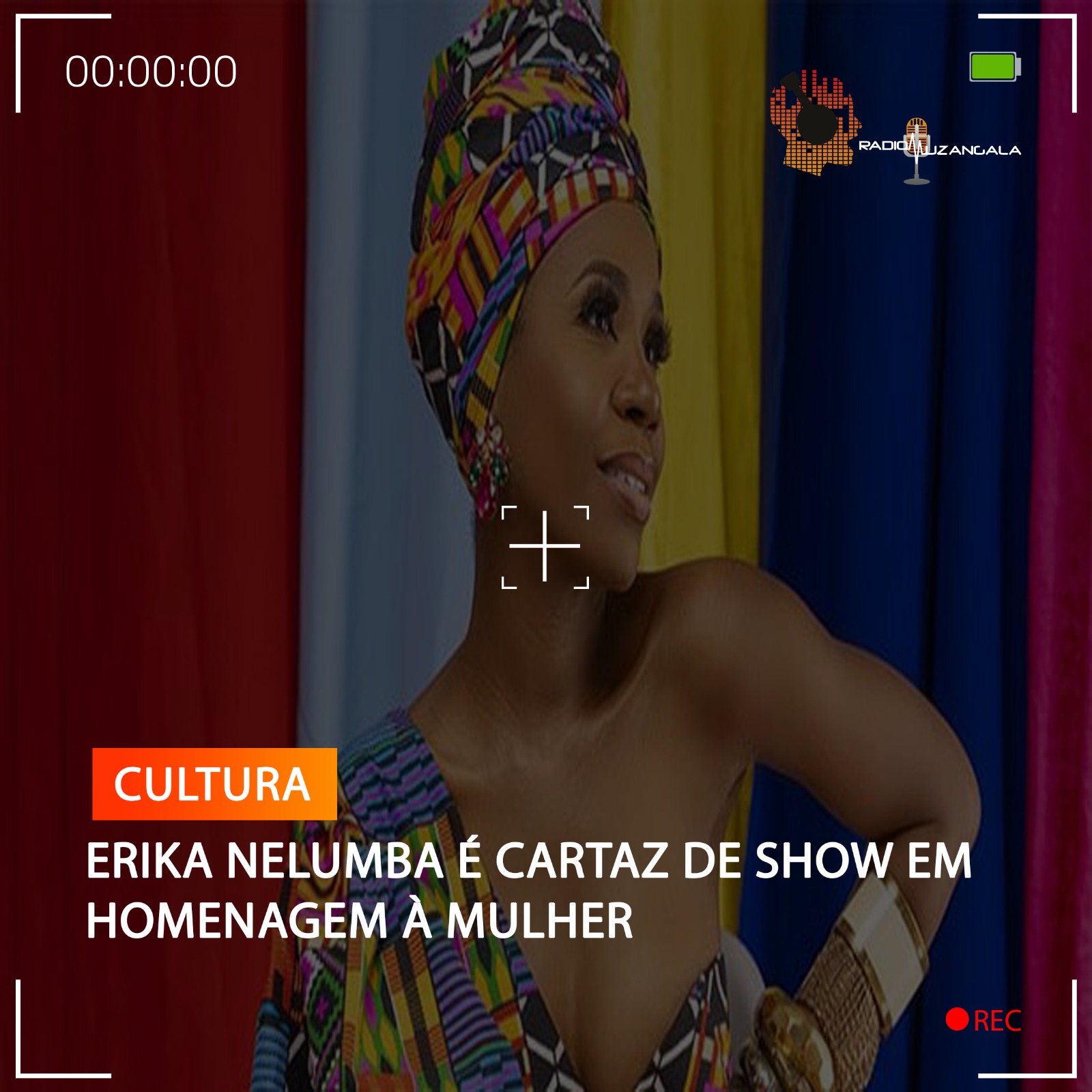 ERIKA NELUMBA É CARTAZ DE SHOW EM HOMENAGEM À MULHER