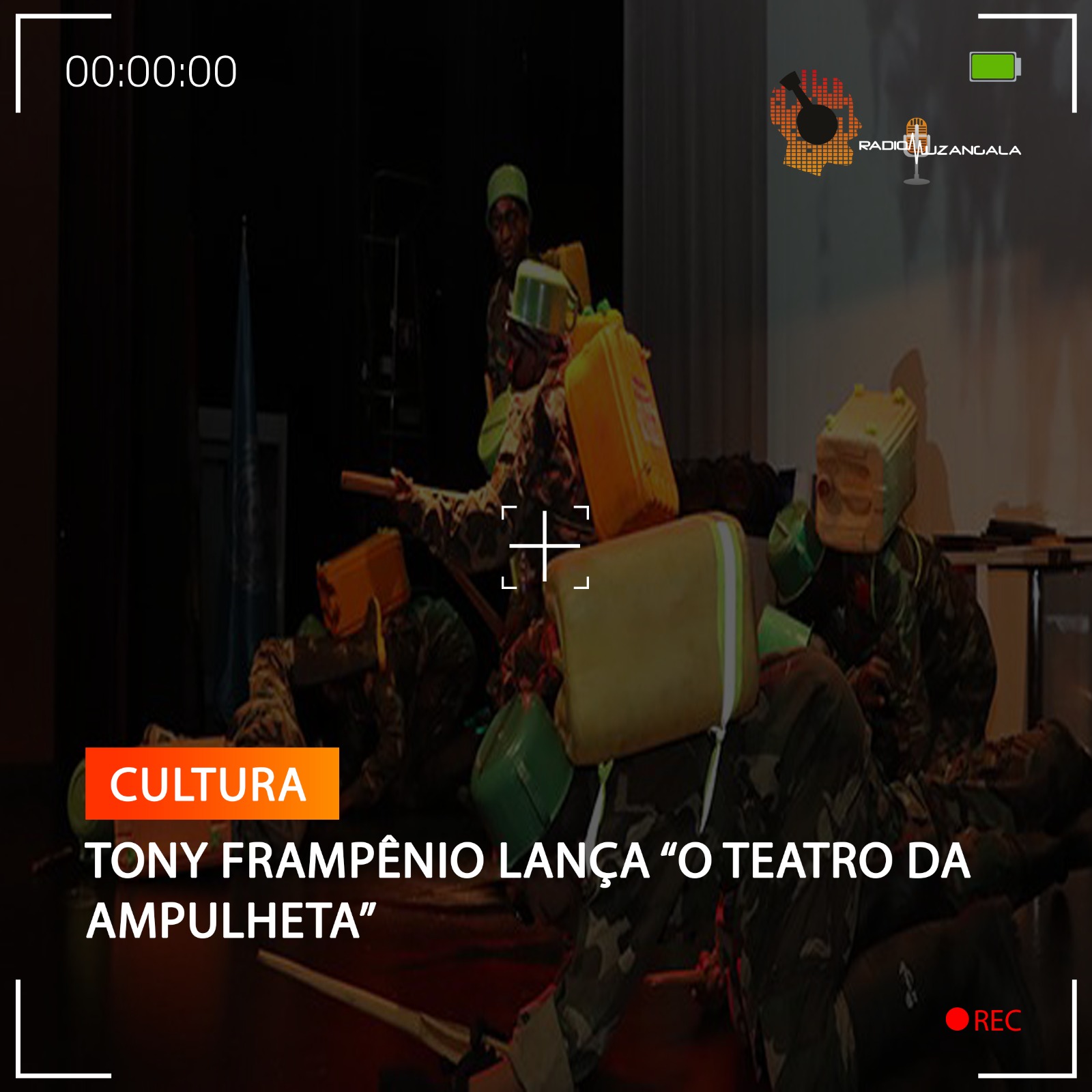 TONY FRAMPÊNIO LANÇA “O TEATRO DA AMPULHETA”