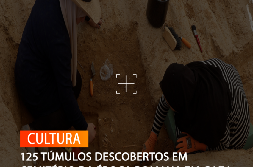  125 TÚMULOS DESCOBERTOS EM CEMITÉRIO DA ÉPOCA ROMANA EM GAZA