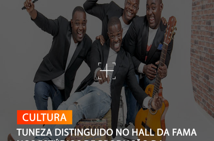  TUNEZA DISTINGUIDO NO HALL DA FAMA NOS ESTÚDIOS DE PRODUÇÃO DA “CORAL”