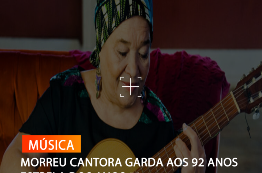  MORREU CANTORA GARDA AOS 92 ANOS ESTRELA DOS ANOS 50