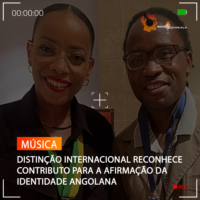 DISTINÇÃO INTERNACIONAL RECONHECE CONTRIBUTO PARA A AFIRMAÇÃO DA IDENTIDADE ANGOLANA