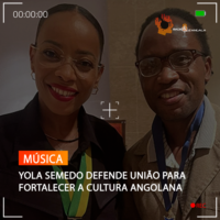 YOLA SEMEDO DEFENDE UNIÃO PARA FORTALECER A CULTURA ANGOLANA