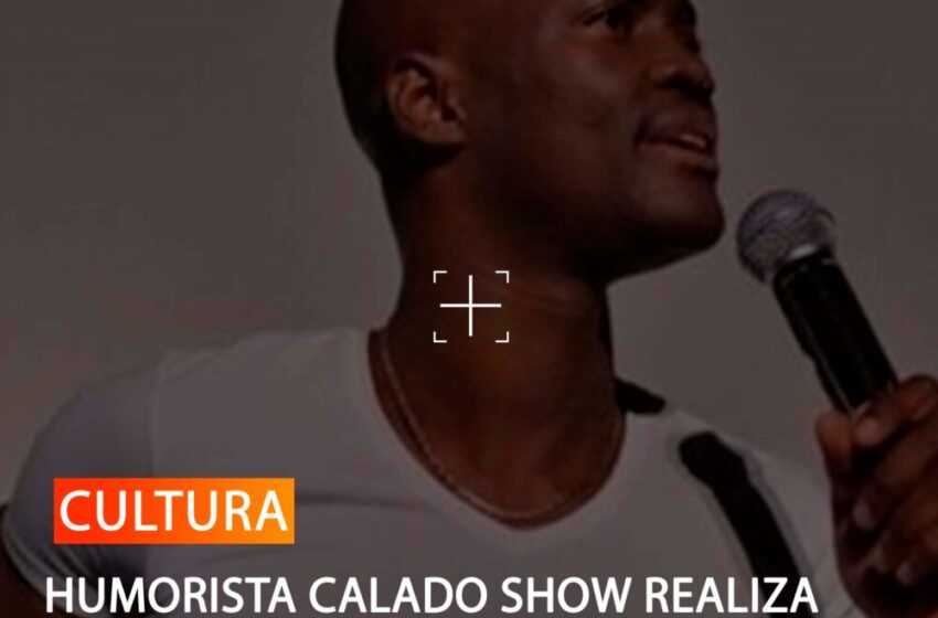  HUMORISTA CALADO SHOW REALIZA ESPECTÁCULO COM CANTO E DANÇA