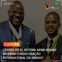 LÍDERES DO EL SISTEMA AKWA KISANJI RECEBEM CONDECORAÇÃO INTERNACIONAL DA ABRASCI