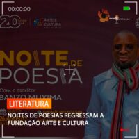 NOITES DE POESIAS REGRESSAM A FUNDAÇÃO ARTE E CULTURA