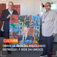 OBRAS DE ARTISTAS ANGOLANOS ENTREGUES À SEDE DA UNESCO